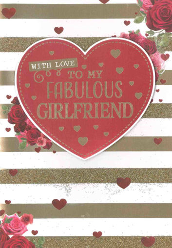 Picture of WITH  LOVE TO MY FABULOUS GIRLFRIEND CARD